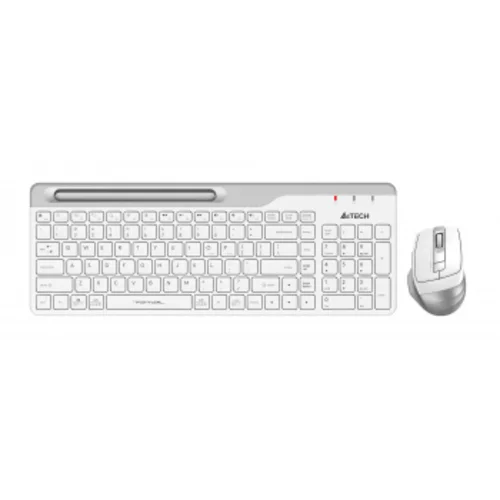 Клавиатура + мышь A4Tech Fstyler FB2535C клав:бел/серый мышь:бел/серый USB беспроводная Bluetooth/Радио slim (FB2535C ICY WHITE) Клавиатура + мышь A4Tech Fstyler FB2535C клав:бел/серый мышь:бел/серый USB беспроводная Bluetooth/Радио slim (FB2535C ICY WHITE)